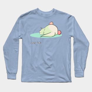 Lazy Cat Tranquility Long Sleeve T-Shirt